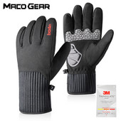 Žiemos slidinėjimas 3M pirštinės Jutiklinis ekranas Snieglentė Lauko Sportas Šiltas Neperšlampamas Vėjas Atsparus Smūgiams Dviračių pirštinės Vyrams Moterims