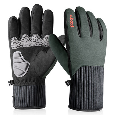 Žiemos slidinėjimas 3M pirštinės Jutiklinis ekranas Snieglentė Lauko Sportas Šiltas Neperšlampamas Vėjas Atsparus Smūgiams Dviračių pirštinės Vyrams Moterims