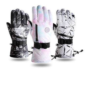 Термални унисекс водоустойчиви ветроустойчиви зимни MTB топли сноуборд ръкавици велосипедни ръкавици сензорен екран ски ръкавици
