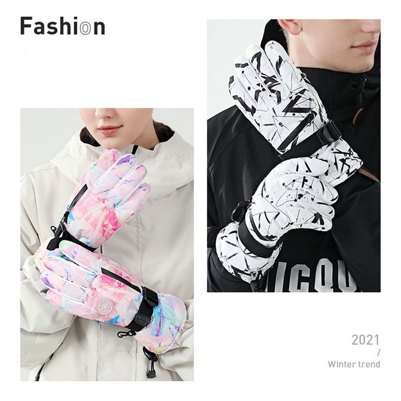 Termalne unisex vodootporne zimske MTB otporne na vjetar rukavice za snowboard biciklističke rukavice skijaške rukavice s ekranom osjetljivim na dodir