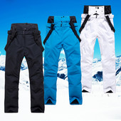 Moteriškos slidinėjimo kelnės Visiškai naujos Lauko Sportas Aukštos kokybės Kelnės Vyriškos Neperšlampamos Neperšlampamos Šiltos Žiemos Snieglentės