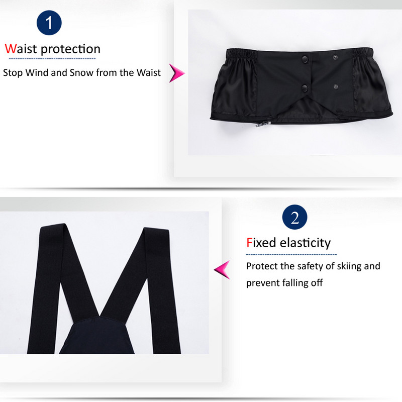 Moteriškos slidinėjimo kelnės Visiškai naujos Lauko Sportas Aukštos kokybės Kelnės Vyriškos Neperšlampamos Neperšlampamos Šiltos Žiemos Snieglentės