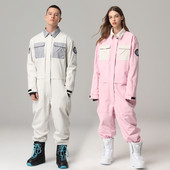 2022 m. vyrų vientisas snieglenčių komplektas, moteriškas sniego kostiumas su gobtuvu, sportinis kalnų moteriškas slidinėjimo kombinezonas, lauko moterų kombinezonas