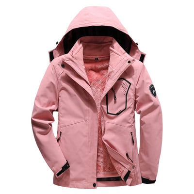 Zimska debela topla ženska skijaška odijela Vodootporna na vjetar Skijaška jakna Snowboarding Komplet hlača Ženska odijela za snijeg