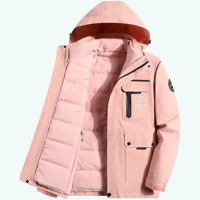 Šiltas moterų slidinėjimo kostiumas žieminė slidinėjimo striukė ir kelnės vandeniui nepralaidūs kvėpuojantys slidinėjimo ir snieglenčių kostiumai lauko sniego kostiumai