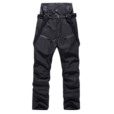 -30 laipsnių žiemos šiltas vyriškas sniego kostiumo rinkinys, snieglenčių dėvėjimas, neperšlampamas vėjui atsparus lauko slidinėjimo striukė ir vyriškos kelnės su antkrūtiniais