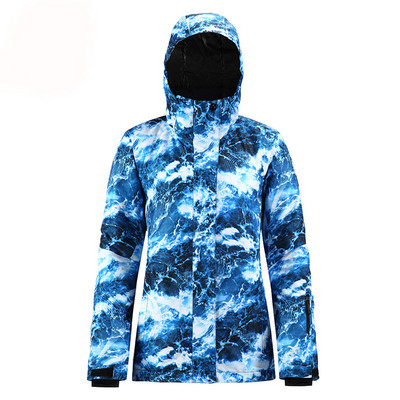 Costume de zăpadă pentru femei Îmbrăcăminte sport în aer liber Costume de schi Impermeabil rezistent la vânt pentru snowboard Seturi de îmbrăcăminte Jachetă + pantaloni pentru fete