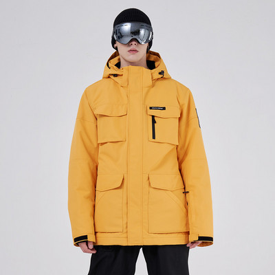 Nauja įrankių slidinėjimo striukė Vyriška žiemos lauko snieglenčių laipiojimas kempinge storėjantis šiltas, atsparus vėjui, vandeniui atsparus snieglenčių paltai