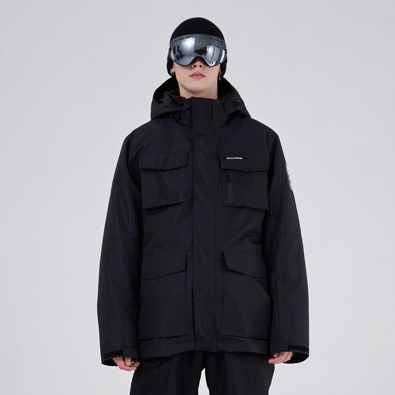 Nauja įrankių slidinėjimo striukė Vyriška žiemos lauko snieglenčių laipiojimas kempinge storėjantis šiltas, atsparus vėjui, vandeniui atsparus snieglenčių paltai