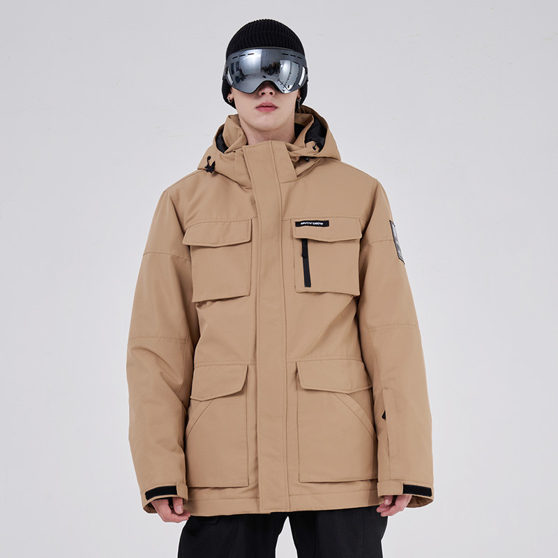 Nauja įrankių slidinėjimo striukė Vyriška žiemos lauko snieglenčių laipiojimas kempinge storėjantis šiltas, atsparus vėjui, vandeniui atsparus snieglenčių paltai