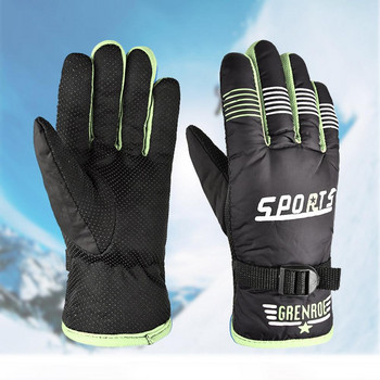 Водоустойчиви зимни ръкавици против плъзгане, дишащи ски ръкавици, изолирани сноуборд моторни шейни, студено време, ръкавици за мъже, жени