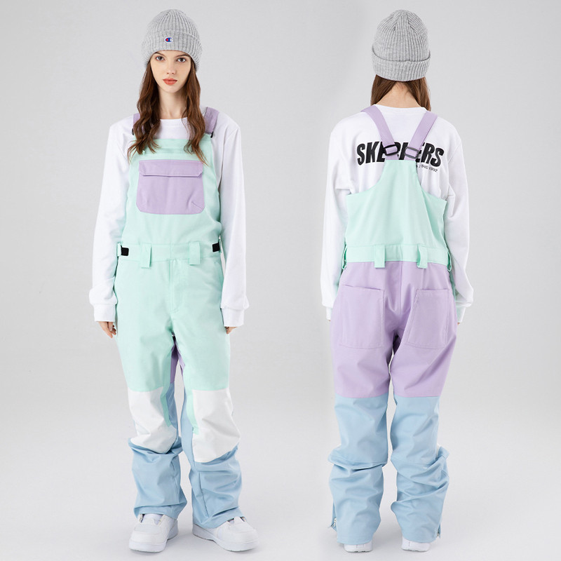 Salopete de zăpadă pentru bărbați, în aer liber, impermeabile, sport de iarnă pentru femei, salopetă de schi, bretele de munte, costum de schi pentru femei, pantaloni de drumeție