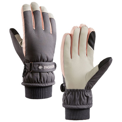 KoKossi neslystančios šiltos slidinėjimo pirštinės lauko sportui Patogios vėjui atsparios vandeniui atsparios jutiklinio ekrano slidinėjimo dviračių bėgimo pirštinės