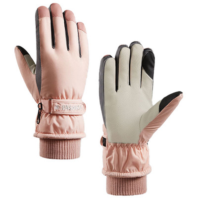 KoKossi neslystančios šiltos slidinėjimo pirštinės lauko sportui Patogios vėjui atsparios vandeniui atsparios jutiklinio ekrano slidinėjimo dviračių bėgimo pirštinės