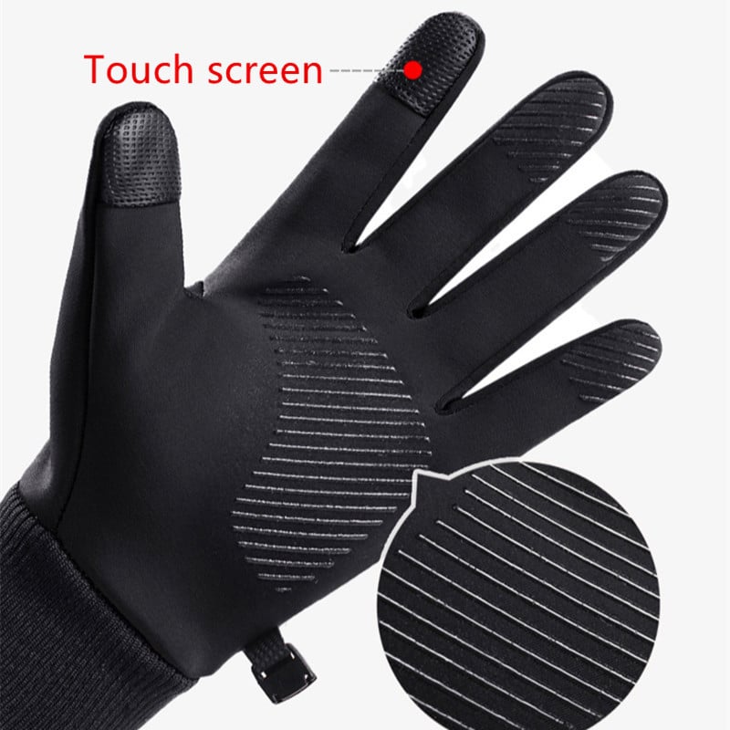 Rudeninės žieminės pirštinės Vyrams Moterims plius Velvet Termo Šiltas Jutiklinis Ekranas Neslystantis Slidinėjimo Sniego Pirštinės Neperšlampamos Vėjo nepraleidžiančios Handschoenen