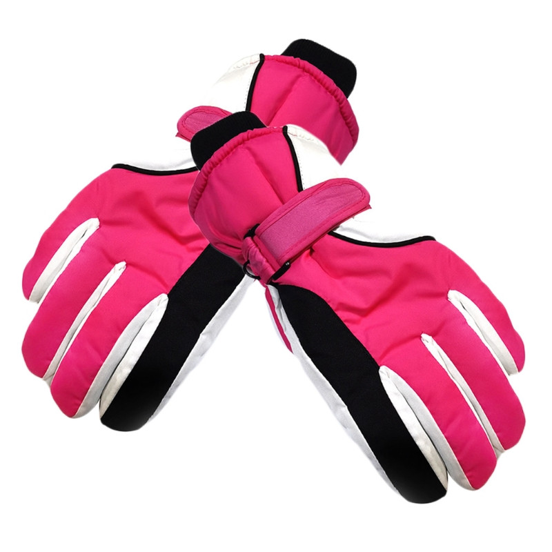 Vyrai Moterys Pora Neperšlampamos žieminės slidinėjimo pirštinės Medvilninės Šiltos slidinėjimo pirštinės Vėjo nepraleidžiančios sniego kumštinės pirštinės dviračių sportui snieglenčių pirštinės