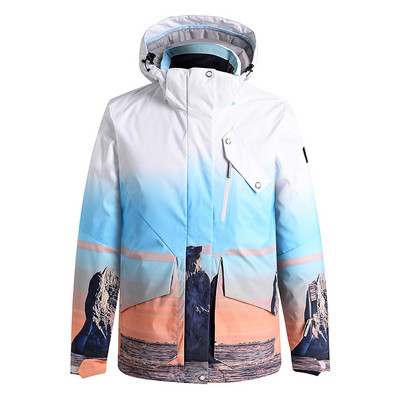 Naujas didelio dydžio vyriškas arba moteriškas sniego kostiumas snieglenčių sportui Drabužiai žiemai lauko vandeniui atsparus kostiumas slidinėjimo aprangos komplektas Striukė + kelnės