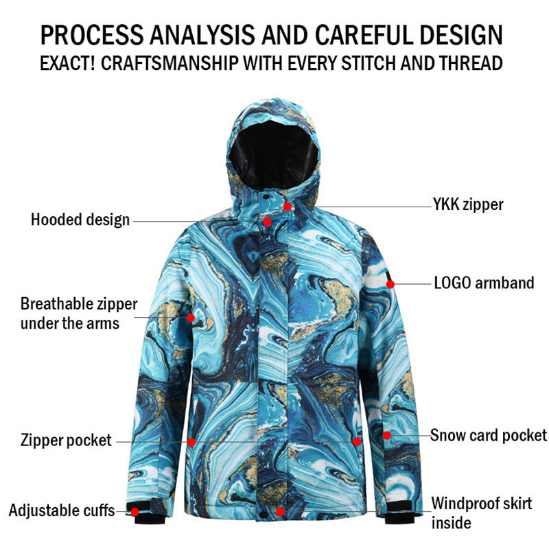Vyriški slidinėjimo kostiumai slidinėjimo striukė + kelnės Vyriški žieminiai kvėpuojantys šilti sportiniai vandeniui atsparūs vėjui slidinėjimo ir snieglenčių kostiumai slidinėjimo rinkinys