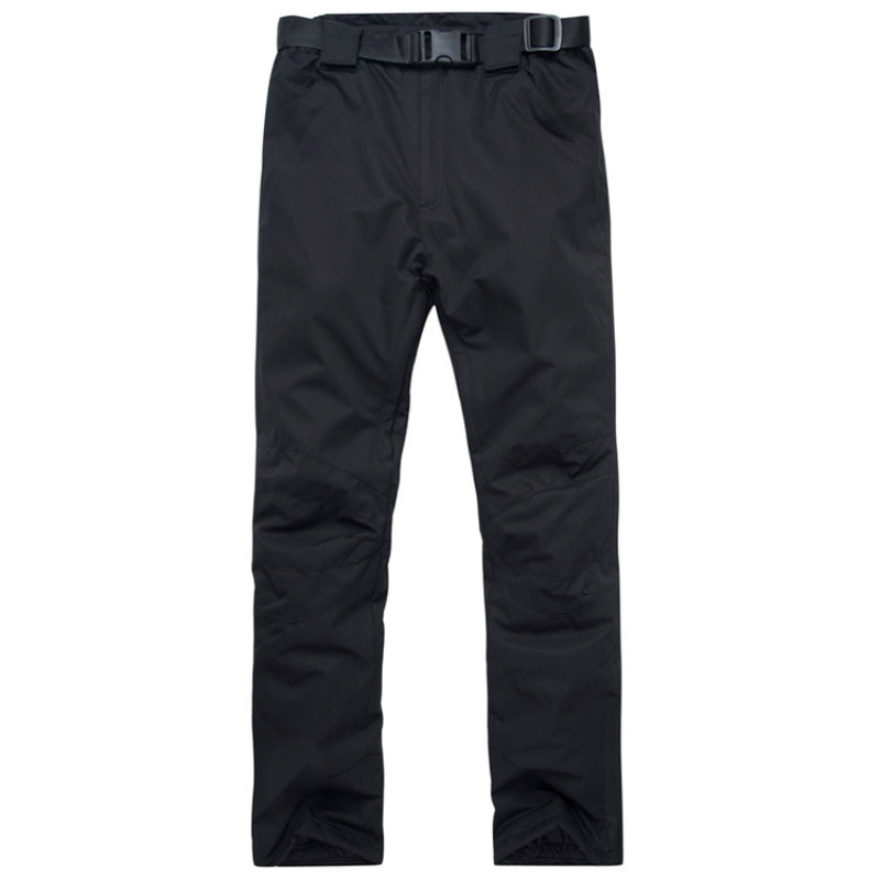 Vanjske muške i ženske skijaške hlače visoke kvalitete otporne na vjetar, tople snježne hlače za par, jednobojne zimske hlače za snowboarding