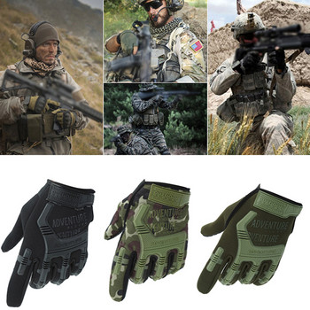 Tactical Military Gloves Airsoft Shot Soldier Combat Police Anti-Slid Bicycle Cycling Full Finger Gloves Men Motocross Gloves