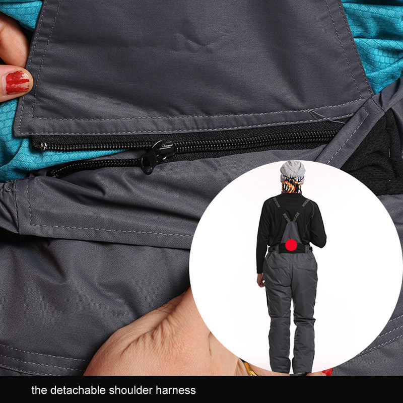 KP01 vyriškos slidinėjimo kelnės Aukštos kokybės vėjui atsparios ir vandeniui atsparios šiltos snieglenčių sportinės vienkartinės sniego kelnės pradedantiesiems