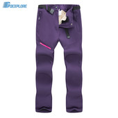 Goexplore Slidinėjimo kelnės Moteriškos Neperpučiamos Vėjui Neperšlampamos Kvėpuojančios Žiemos Apranga Stori Kalnai Žygiai Žygiai Snieglente Moteriškos kelnės