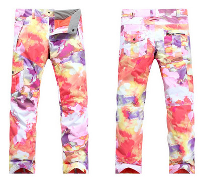 Išpardavimas moteriškos baltos slidinėjimo kelnės moteriškos juodos snieglenčių sportinės snieglentės žieminės lauko sportinės kelnės Atsparios vandeniui 10K šiltos