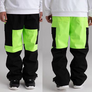 Спорт на открито Мъжки Дамски панталони за сноуборд Зимни мъжки ски панталони Водоустойчиви женски ски гащеризони Туристически дрехи с тиранти