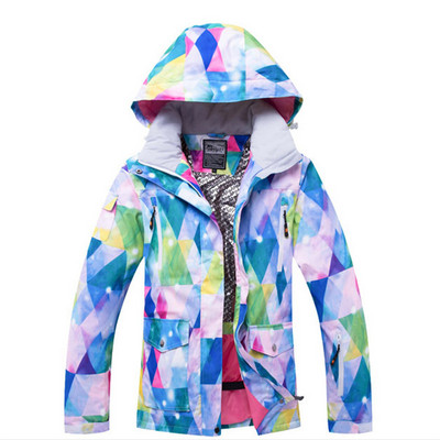 -30 Îmbrăcăminte pentru zăpadă pentru femei Îmbrăcăminte rezistentă la vânt Îmbrăcăminte de iarnă în aer liber Seturi de costume pentru snowboard Jachete de schi și pantaloni cu bretele