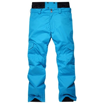 Зимни мъжки 10K водоустойчиви панталони за сноуборд Ски панталони Дишащи панталони за сняг Мъжки термални ски панталони за сноуборд -30 градуса