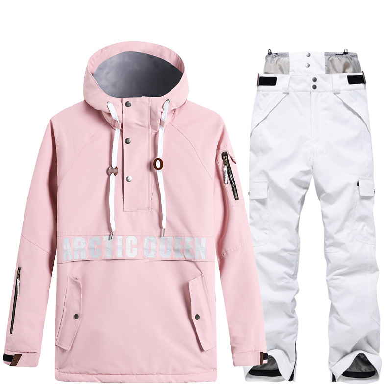 Moterų vyrų slidinėjimo drabužių rinkinys Snieglentės gobtuvas žiemai šiltas slidinėjimo kostiumas Sniego striukė Paltas ir kelnės Kalnų striukė nuo lietaus 2021 m. Nauja