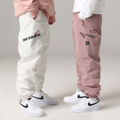 Naujos slidinėjimo kelnės Moterims storėjantys šilti vyriški kombinezonai lauko sportui snieglenčių kelnės vėjui atsparūs vandeniui sniego kelnės žieminiai drabužiai