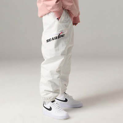 Naujos slidinėjimo kelnės Moterims storėjantys šilti vyriški kombinezonai lauko sportui snieglenčių kelnės vėjui atsparūs vandeniui sniego kelnės žieminiai drabužiai