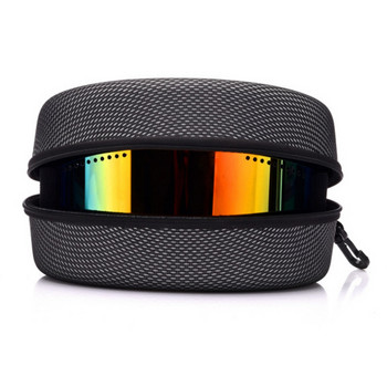 Γυαλιά σκι Σκληρή θήκη Snowboard EVA Goggles μάσκες για κουτί κατάδυσης Θήκες με αγκράφα με φερμουάρ