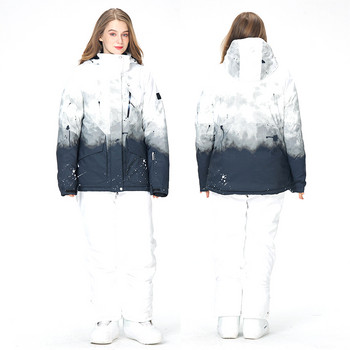 Νέο ανδρικό γυναικείο μπουφάν για σκι Παντελόνι για σκι Χειμερινό ζεστό αντιανεμικό αδιάβροχο σπορ σνόουμπορντ για εξωτερικούς χώρους Παλτό Παντελόνι στολή σκι