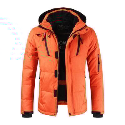 Vyriški snieglenčių kostiumai Nauji vėjui nepralaidūs vandeniui šilti stori sniego kelnės ir pūkinė striukė Slidinėjimo drabužių komplektas Žieminiai slidinėjimo kostiumai Vyriški prekių ženklai