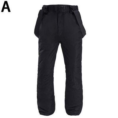 Slidinėjimo kelnės vyriškos ir moteriškos lauko aukštos kokybės vėjui atsparios slidės žiemai, šiltos vandeniui atsparios poros kelnės Firminės lentos kelnės Y9t0