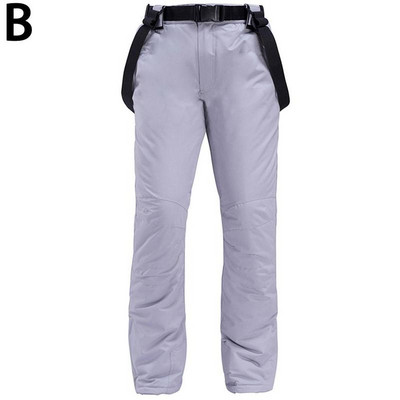 Slidinėjimo kelnės vyriškos ir moteriškos lauko aukštos kokybės vėjui atsparios slidės žiemai, šiltos vandeniui atsparios poros kelnės Firminės lentos kelnės Y9t0