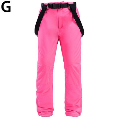 Slidinėjimo kelnės vyriškos ir moteriškos lauko aukštos kokybės vėjui atsparios slidės žiemai, šiltos vandeniui atsparios poros kelnės Firminės lentos kelnės Y9t0