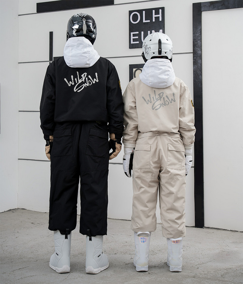 Goexplore Costume de schi dintr-o bucată pentru bărbați Goexplore Salopete de cuplu Salopete de iarnă în aer liber Combinate de zăpadă impermeabile pentru sportul pe zăpadă