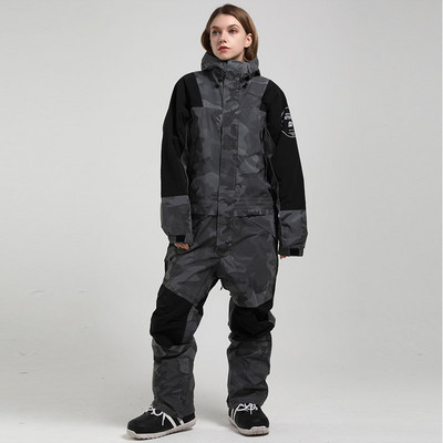 Vyrų Moteriškas slidinėjimo kombinezonas Slidinėjimo kostiumas Neperpučiamas vandeniui Slidinėjimo kostiumas 2021 m. žiemos šiltas vyriškas moteriškas slidinėjimo striukė + kelnės