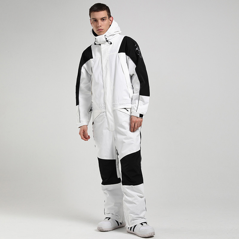 Vyrų Moteriškas slidinėjimo kombinezonas Slidinėjimo kostiumas Neperpučiamas vandeniui Slidinėjimo kostiumas 2021 m. žiemos šiltas vyriškas moteriškas slidinėjimo striukė + kelnės