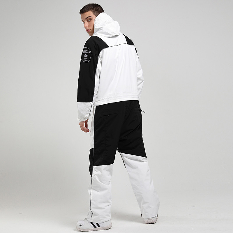 Vyrų Moteriškas slidinėjimo kombinezonas Slidinėjimo kostiumas Neperpučiamas vandeniui Slidinėjimo kostiumas 2021 m. žiemos šiltas vyriškas moteriškas slidinėjimo striukė + kelnės