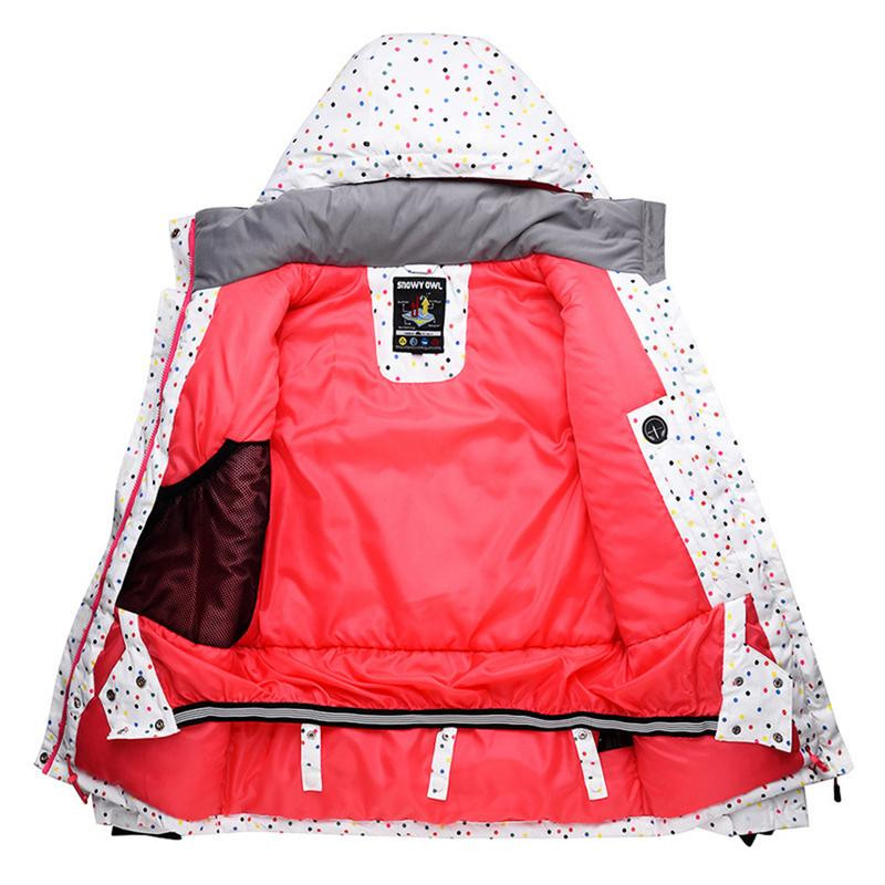 Slidinėjimo kostiumas Grožis Slidinėjimas Šalčiui atspari įranga Žiemos lauko aksesuarai Slidinėjimo striukės kelnių rinkinys moterims Neperšlampamas šiltas slidinėjimo kostiumas