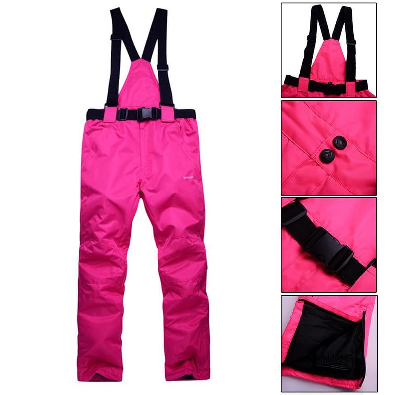 Slidinėjimo kostiumas Grožis Slidinėjimas Šalčiui atspari įranga Žiemos lauko aksesuarai Slidinėjimo striukės kelnių rinkinys moterims Neperšlampamas šiltas slidinėjimo kostiumas