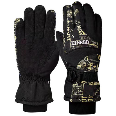 Ανδρικά Γυναικεία Γάντια Ποδηλασίας Αδιάβροχα Αντιανεμικά Γάντια Χειμερινού Ποδηλάτου Αντιολισθητικά Σκούτερ Μοτοσικλέτας Σκούτερ Ζεστά Γάντια