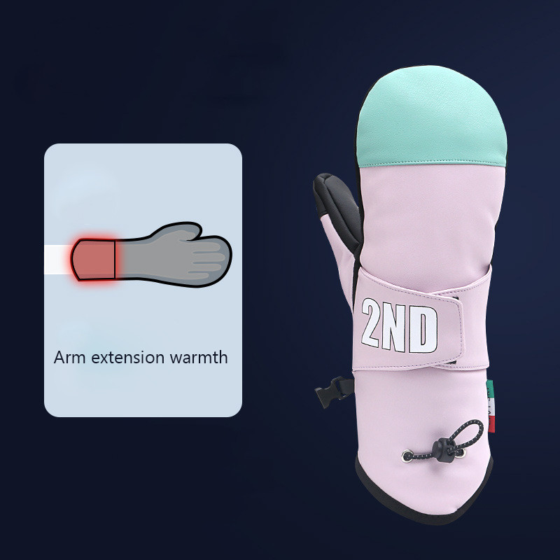 Mountain Snowboard Γυναικεία γάντια σκι Υπαίθρια ζεστά ανδρικά γάντια ποδηλασίας ανθεκτικά στη φθορά Χειμερινά γυναικεία γάντια σκι Αθλητικά ρούχα