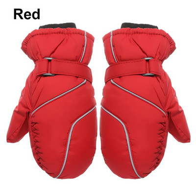 Neslystantis Storas Šiltas Žiema Vaikai Vaikai Vaikams Slidinėjimo Pirštinės Neperšlampamos Neperšlampamos Snieglentės Pirštinės ilgomis rankovėmis