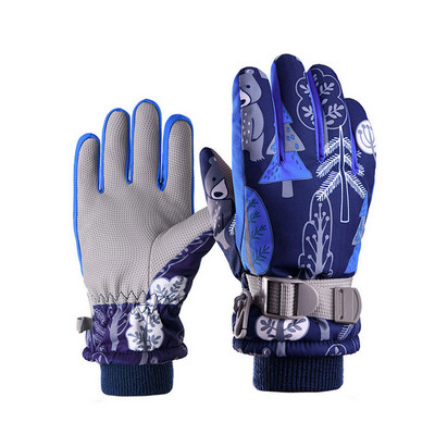 Slatke tople dječje skijaške rukavice otporne na hladnoću Vodootporne zimske rukavice Tople rukavice s rukavicama Dječaci Djevojčice Dječje Snowboard rukavice za snijeg