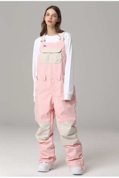 Žiemos slidinėjimo kelnės, neperšlampamos, neperšlampamos, neperšlampamos kombinezoninės snieglenčių kelnės moterims, itin šiltos vyriškos slidinėjimo kelnės.